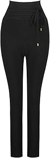 HOFFTI Pants For Women Pants Pants Pants For Women Bandage Legging Pants Club Pants Pants Pants For Women (Color: Hortel, Size: S).. Shop with purpose at DIAYTAR NIGERIA and receive products at unbeatable prices within the week.