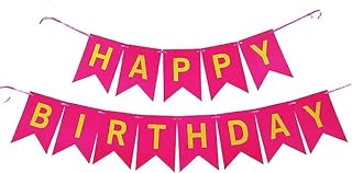 Neslin Happy Birthday Banner Bond Downing Colorful Decoration Birthday Flags For Wall Party Supplies Decor Draw Birthday Flag Bunting Decoration Decor Garland Decor For Children, Pets - Red.. Experience DIAYTAR NIGERIA, where extensive product variety meets pocket-friendly prices and reliable delivery.