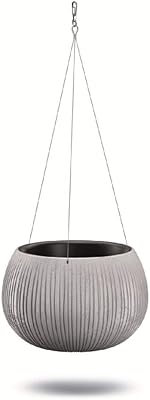 Prosperplast dkb370ws-422u concrete bowl ws flower pot with metal support.. DIAYTAR NIGERIA: Your affordable gateway to thousands of products shipped nationwide within the week.