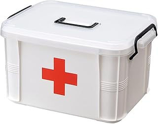 Portable emergency first aid medication box, home medicine medicine box, outdoor travel, hospital, pharmacy, plastic storage container.. Experience the ease of modern shopping with DIAYTAR NIGERIA's diverse marketplace delivered promptly.
