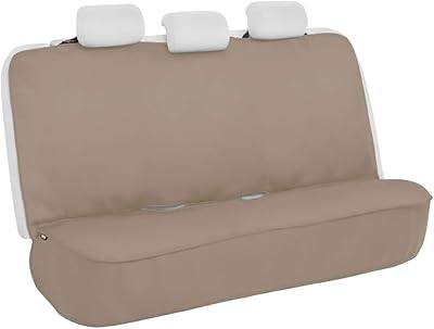 Motor Trend Aquashield Beige Waterproof car seat cover for rear bench - Backrest in neoprene for cars, ideal protection for children and dogs, interior covers for auto truck van suv.. Easy checkout, quick delivery — shop now on DIAYTAR Nigeria.