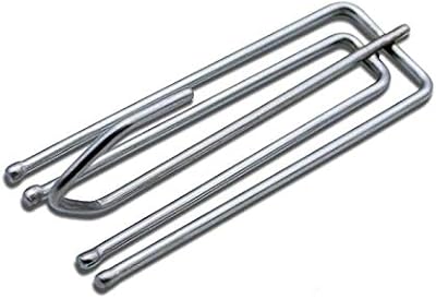Epic metal curtain hooks pins with robust folded strips.. DIAYTAR NIGERIA brings a world of products to your fingertips with affordable prices and quick delivery.