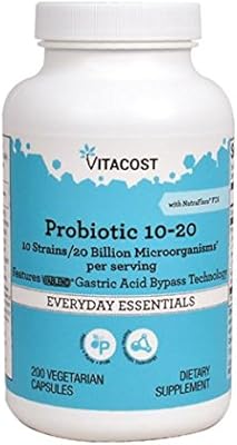 Vitacost 10-20 Probiotic capsules - 20 billion UFC ** - 200 vegetarian capsules.. DIAYTAR NIGERIA transforms online retail with unbeatable prices and consistent delivery timeframes.
