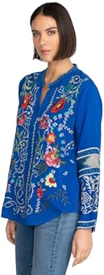 Johnny Was Tamarin blouse for women.. Shop with confidence at DIAYTAR NIGERIA, where affordability meets reliability in less than 8 days.
