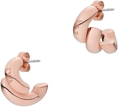 Fashion stainless steel earrings tone pink gold for women - EGS2884221.. DIAYTAR NIGERIA: Where shopping meets satisfaction with affordable prices and prompt delivery services.