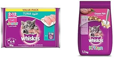 Whiskas® Ocean Fish & Milk Croquettes for 2 to 12 months 11 kg with tuna.. Experience convenient online shopping on DIAYTAR Nigeria — wide selection and affordable delivery.