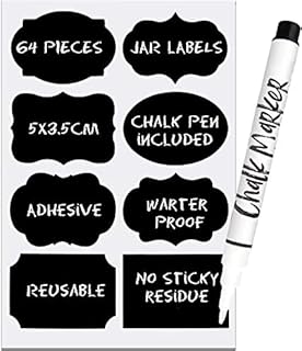 64 Table labels for storage bins - reusable washable dishwasher labels for food containers - Removable and waterproof labels for Mason jars by.. Shop efficiently with DIAYTAR NIGERIA, offering thousands of products at unbeatable prices delivered promptly.