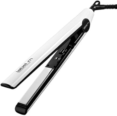 Hair straightener in titanium Label M PRO-50, Iron/White.. Your favorite online marketplace — DIAYTAR Nigeria delivers quick and cheap.