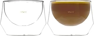 Imagine milk cup, handmade, double wall, lot of 2 (6.5 oz/200 ml cappuccino).. Shop confidently with DIAYTAR NIGERIA, offering affordable prices and reliable delivery within a week.