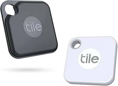 Tile Pro Black & Tile Mate White (2020) Combo - high performance Bluetooth tracker, key locker and location of items for keys, bags and more; 120 feet range, water resistant and replaceable battery for 1 year.. Transform how you shop with DIAYTAR NIGERIA's vast selection and budget-friendly delivery options.