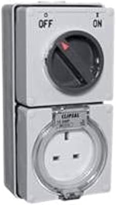 Schneider 250V 13A IP66 Gray 56c313 Unipolar switch socket.. DIAYTAR NIGERIA delivers more than products - we deliver affordable solutions within the week.
