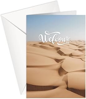 Greeting card - Welcome | Desert | P183 | Sharethelove (Grand A4).. DIAYTAR NIGERIA combines affordability, variety, and convenience with nationwide delivery services.