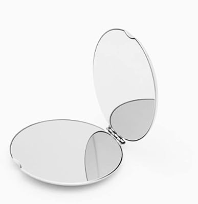Noncassable Zencix Mirror in stainless steel, ultra-thin foldable portable mirror, unbreakable makeup mirror for camping, personal use, travel mirror.. Transform your shopping experience with DIAYTAR NIGERIA's vast product selection delivered at unbeatable prices.