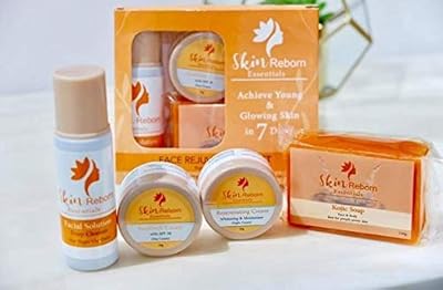 Kit of whitening and exfoliation of Skin Reborn pimples.. Shopping made simple with DIAYTAR NIGERIA's vast selection and budget-friendly nationwide delivery.