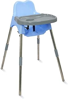Dining room chair and high children's chair scoop luna with tray - light blue.. DIAYTAR NIGERIA: Where shopping is easy, prices are low, and delivery is just days away.