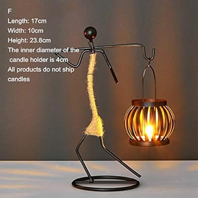 Tables for tables, handmade candlestick, interior decoration, miniature figurines, birthday gift for home, dining table and bar, orange, A.B.C.D.E.F.G.H.. Discover unbeatable variety on DIAYTAR Nigeria — shop today, delivered this week.