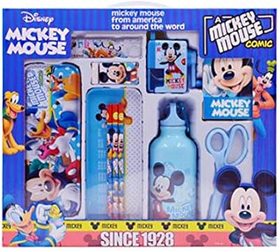 Golfdeals Gift set for children, creative educational gift with a nice cartoon drawing, elegant, stationery with mickey mouse cup, 10 pieces - plastic - multicolored.. Experience the DIAYTAR difference with our vast product selection and delivery within 5-8 days.