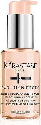Kérastase Curl Manifesto Well Sublime Restorative Oil Nourishing Multi-Usage For Hair and Scalp (For very curly and curly hair), 50 ml.. Your one-click solution to affordable shopping, DIAYTAR NIGERIA delivers quality products nationwide.