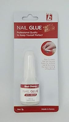 Best Choice nail glue with 7g brush.. No hassle, just shopping — DIAYTAR Nigeria delivers in under 8 days.