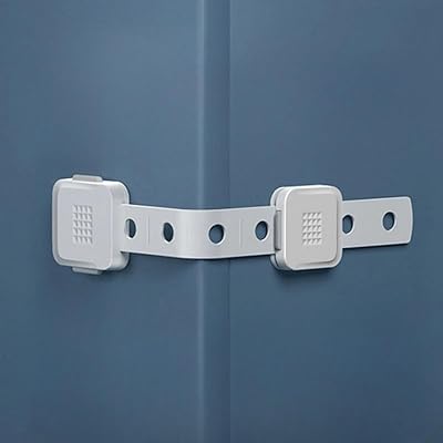 Safety cabinet locks for multicolored children Bellatm - Children's adhesive locking strap for cabinet, refrigerators, cabinets, drawers, etc... Discover the joy of online shopping with DIAYTAR NIGERIA's budget-friendly prices and reliable shipping.
