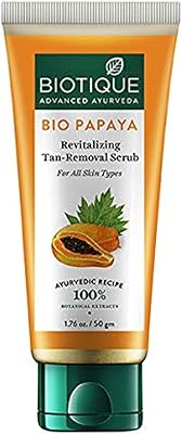Revitalizing scrub with organic papaya, 50 g, multicolored.. Affordable online shopping is just a click away with DIAYTAR Nigeria.