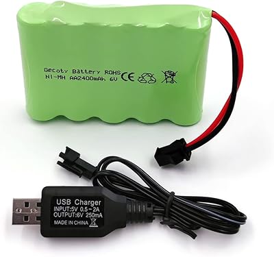 GECOTY® NIMH 6 V BATTERY AA RC RECHEABLE 2400 MAH with socket.. Shop with purpose at DIAYTAR NIGERIA, where diverse selection meets budget-friendly nationwide delivery.