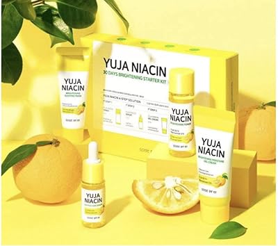 Somebymi Yuja Niacin 30 Days Brightning Starter Kittoner 30ml+10ml serum+30g cream gel+20g night mask, 4 -room set.. Experience the DIAYTAR difference with our vast product selection and delivery within 5-8 days.