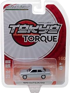 Greenlight 29900 -F Tokyo Torque Series 2 - 1970 Datsun 510 - Silver scale 1:64.. Discover unbeatable variety on DIAYTAR Nigeria — shop today, delivered this week.