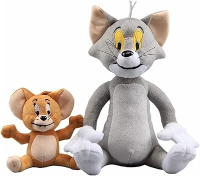 2 pieces Tom Cat and Jerry Mouse Cat toy and mouse, cartoon toy in soft plush for toddlers, cute and soft to cuddle/birthday gift.. Your digital shopping destination, DIAYTAR NIGERIA combines variety with affordability and quick delivery.