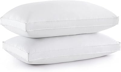 100 % Down® 100 % cotton goose bed pillow, standard size, set of 2.. Shop quality and variety at unbeatable prices on DIAYTAR Nigeria — delivery in under 8 days.
