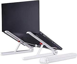 Foldable support for laptop Adjustable height mini screenshot portable support.. Experience shopping freedom with DIAYTAR NIGERIA's vast selection and 5-8 day nationwide delivery service.