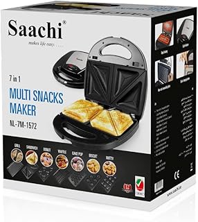Panini machine and grill Saachi-Model NL-7M-1533.. DIAYTAR NIGERIA: Bringing quality products to every Nigerian home at prices everyone can afford.
