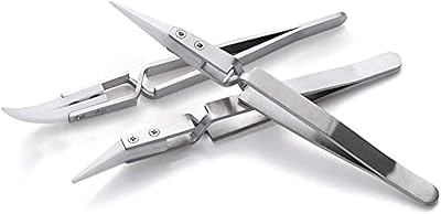 Yakamoz 3 pieces reversible ceramic precision tweezers.. DIAYTAR Nigeria — the online store where variety meets value.