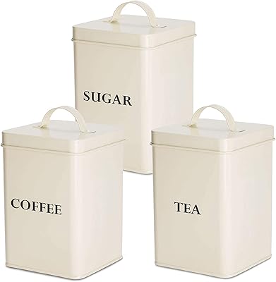 Coffee and sugar boxes Andrew James | Design kitchen storage set.. DIAYTAR NIGERIA: Where affordability meets variety in Nigeria's most comprehensive online marketplace.