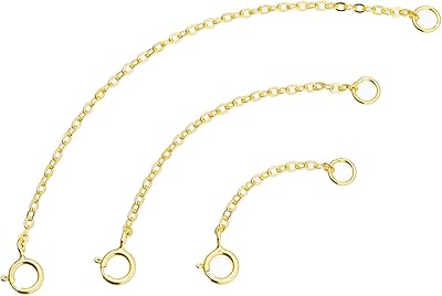 Outnice 3 rooms in Sterling Sterling In Stainless Steel Collar Collar Bracelet Ankle Bracelet Extension chains with Correvers Soft and Closure for the manufacture of jewelry.. From daily needs to rare finds, DIAYTAR Nigeria brings it to your door.