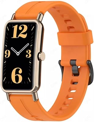 Dado silicone spare bracelet compatible with Huawei Fit Mini, silicone watch strap with black loop.. DIAYTAR NIGERIA: Where quality products become affordable with our nationwide shipping service.