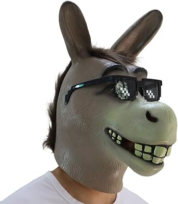 Mustashou Halloween Donkey Halloween Cosplay Latex Funny Latex Costume.. DIAYTAR NIGERIA: Transforming online retail with affordable prices and consistent 5-8 day nationwide delivery.