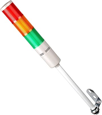 Luban Tour Lights, Industrial Signaling Lights, Tower lamp column, RVB signal indicator for factory workshop, Andon LED lights (12 V, 3 levels, without sound).. Join thousands of satisfied shoppers on DIAYTAR Nigeria.