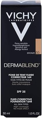 Vichy derma Fluid Founder Corrector SPF 35, bronze 55, 29.6 ml, 30 ml.. Experience the simplicity of DIAYTAR NIGERIA's extensive marketplace with delivery within 8 days.