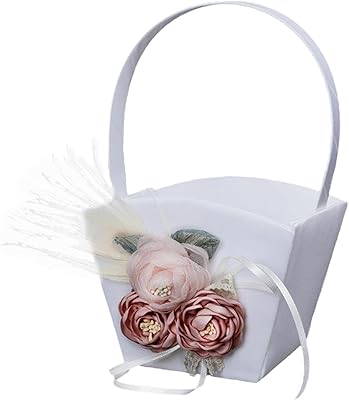 Romantic wedding decoration supplies, sweet symbol, European white bridal accessories for engagement ceremonial gifts, 3 flowers basket.. Wide range, low cost, fast delivery — that’s DIAYTAR Nigeria.