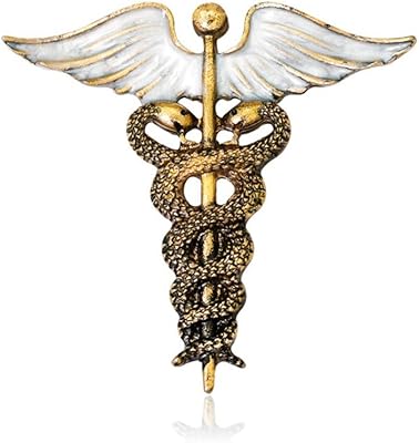 Vintage gold Logo Caduceus snake Pins Nurse Health Medical Badge Christmas jewelry.. Shop across categories at DIAYTAR NIGERIA with the confidence of prompt and budget-friendly delivery.