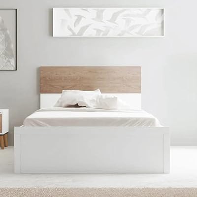 Simple bed aurora home danube 90 x 190 | Wooden bed furniture.. DIAYTAR NIGERIA: Putting quality products within reach of every Nigerian through our affordable marketplace.