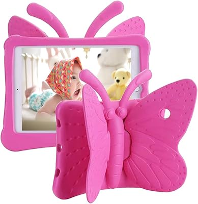 Tiding shell for ipad 6th generation for children, 5th generation ipad shell, ipad air 2 for children, cute butterfly pattern, EVA foam antichoc protection shell with crutch for iPad Air/Air 2 9.7 inches.. Your complete shopping solution, DIAYTAR NIGERIA offers extensive choice with competitive prices and delivery.