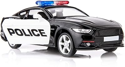 Bed Tact Ford Mustang GT police car model on 1/36 zinc alloy for children boys girls (black).. Say goodbye to limited options and long shipping times. DIAYTAR Nigeria delivers variety, quality, and affordability straight to your door.