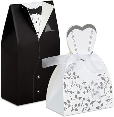 Bishida married wedding festival married mini boxes with candies wedding dresses decoration evening gift boxes 50pcs.. DIAYTAR NIGERIA: Making online retail accessible to all with affordable nationwide shipping.