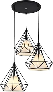 Innovative diamond -shaped suspension lamp with 3 heads by Huaqiang Wang.. Fast. Reliable. Affordable. DIAYTAR Nigeria is all that and more.