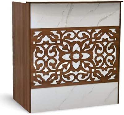 Modern reception table with a new 100 cm reception counter.. Experience DIAYTAR NIGERIA, where extensive product variety meets pocket-friendly prices and reliable delivery.