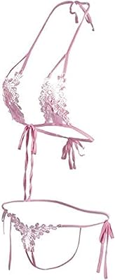 Exotic night clothes for women, set of lingerie adjustable in 3 -point lace, purple, overalls.. DIAYTAR NIGERIA brings the marketplace to your home with budget-friendly prices and nationwide delivery.