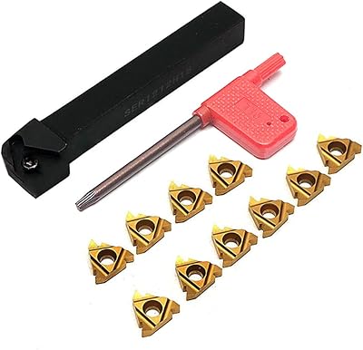 Maizoon SER1212H16 Set of rotary Tower CNC tools, insertion support + 10 coach parts 16er AG60 + T15 DZ11 Tower Tools.. Your go-to destination for affordable online shopping, DIAYTAR NIGERIA delivers in under 8 days.