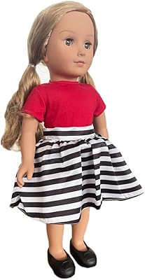 Hayati Girl SIBA model doll, wearing a luxurious striped dress, 18 inch size, multicolored, TP100321 model.. Say goodbye to limited options and long shipping times. DIAYTAR Nigeria delivers variety, quality, and affordability straight to your door.